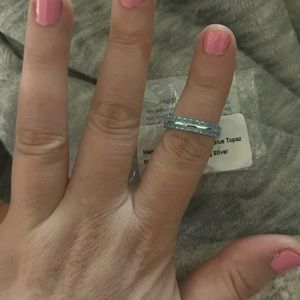 Solid Sterling Silver Bomb Party ring size 9